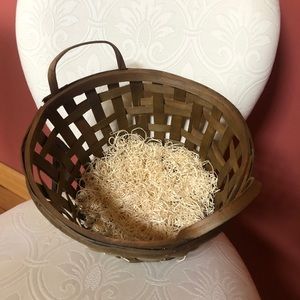 Anthropologie Fall wooden basket